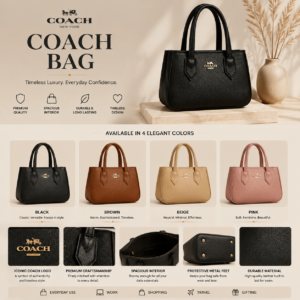 Coach Bag, Body Crossing Bag, Luxury Bag, Travel Bag