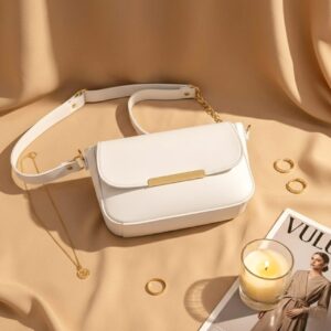 White Bag, Luxury Bag, Chain Bag